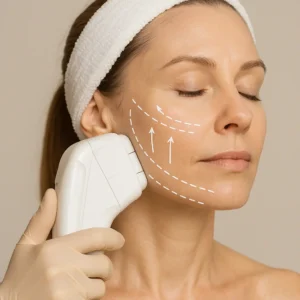 Woman having HI-FU to reduce wrinkles call LA LIPO Gloucester Now!