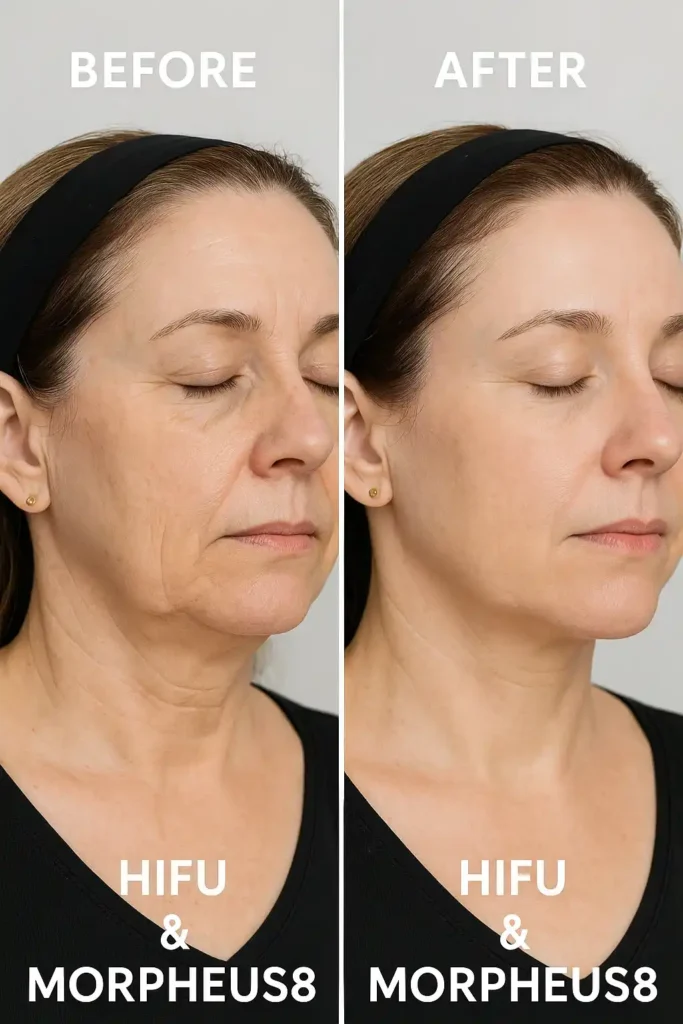 HIFU & Morpheus8 treatment results Gloucester - book in today!