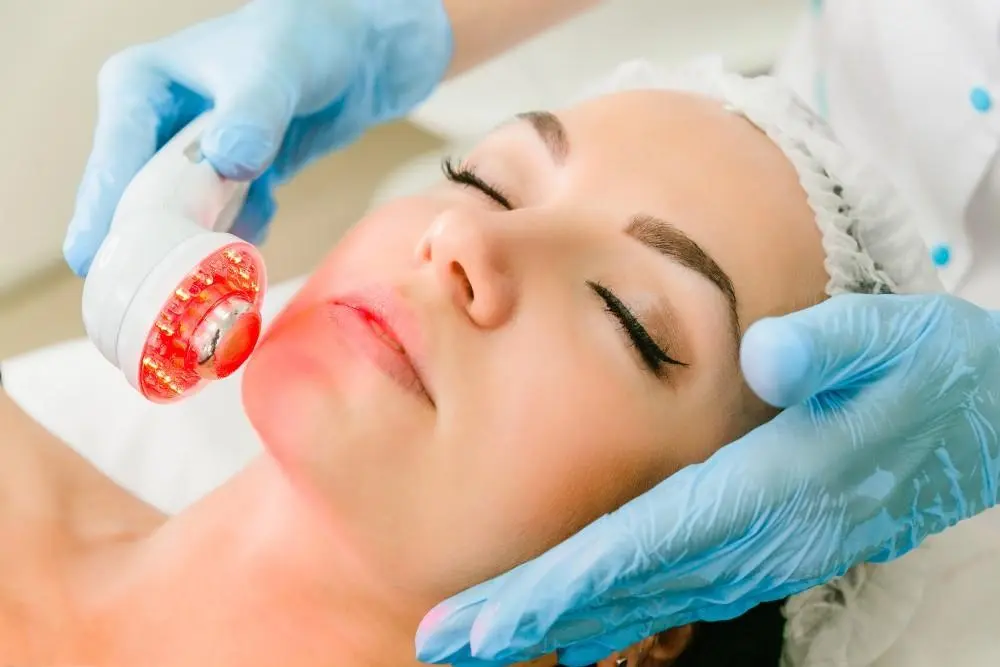 woman having non-surgical Morph8 treatment Gloucester