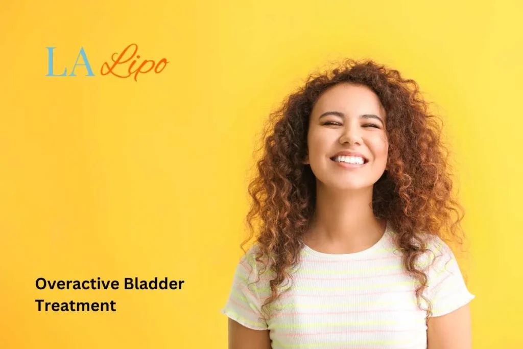 woman smiling about overactive bladder treatment Gloucester solutions